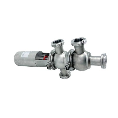 Compatible new design sanitary automatic control TL reversing valve for fluid change over